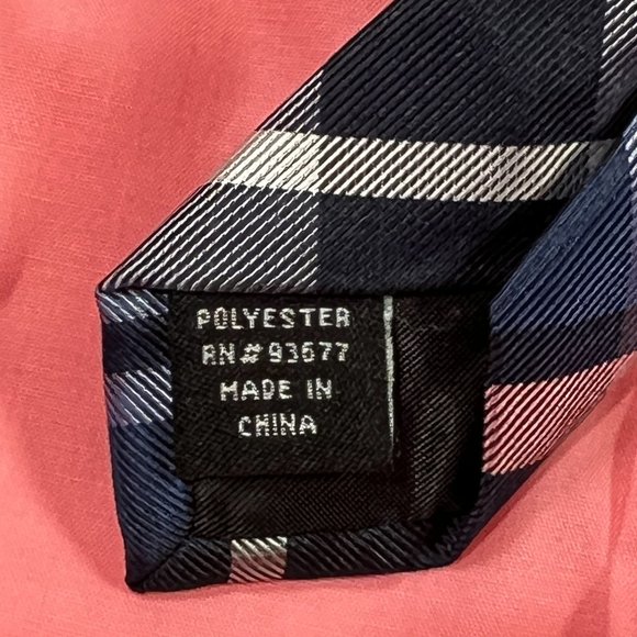 J Ferrar Slim Fit Mens Button Up Long Sleeve Dress Shirt & Tie Medium New Pink - Picture 14 of 14